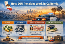 How DUI Penalties Work in California