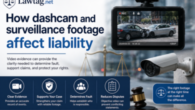 How dashcam and surveillance footage affect liability